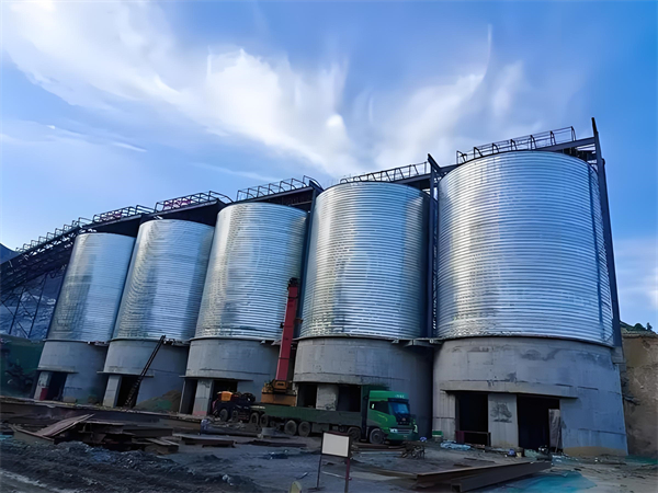 阿拉善螺旋卷板仓及骨料钢板仓的应用行业